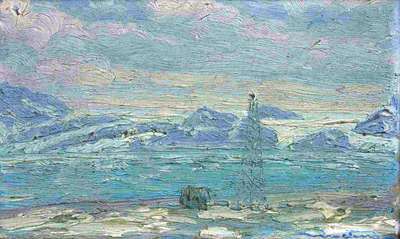 Kings Bay, Norge's mooring pylon. Norway - Molteni Giovanni